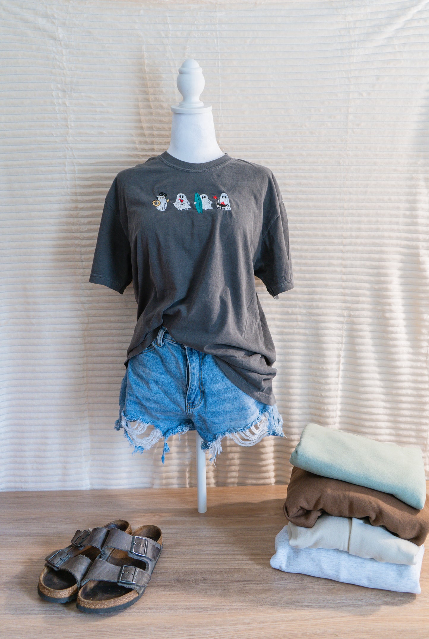 summerween tee shirt and long sleeve