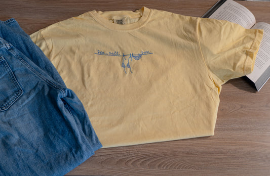 sea salt and  sun tee shirt and long sleeves