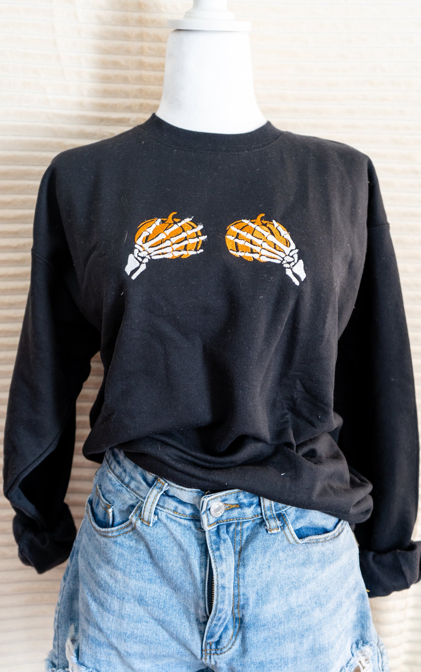 pumpkin boobs hoodie