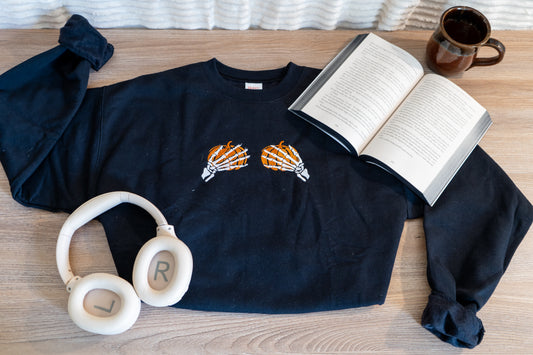 pumpkin boobs hoodie