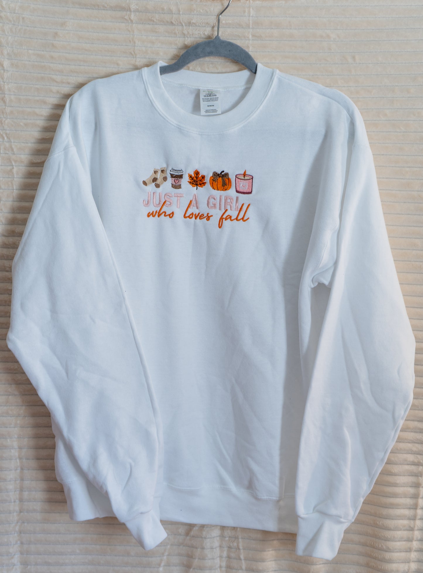 just a girl who loves fall hoodie
