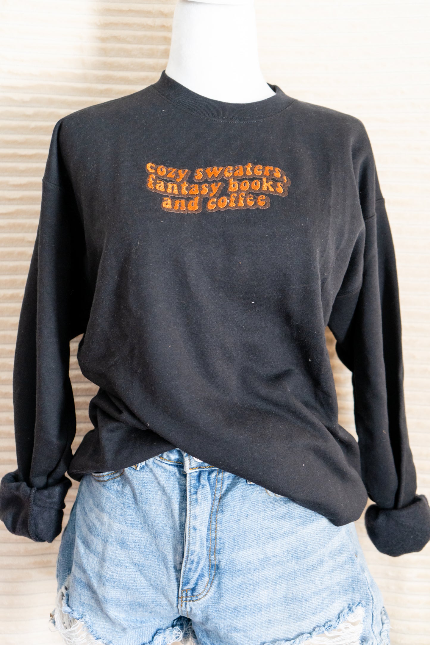 cozy sweaters, fantasy books ,and  coffee hoodie