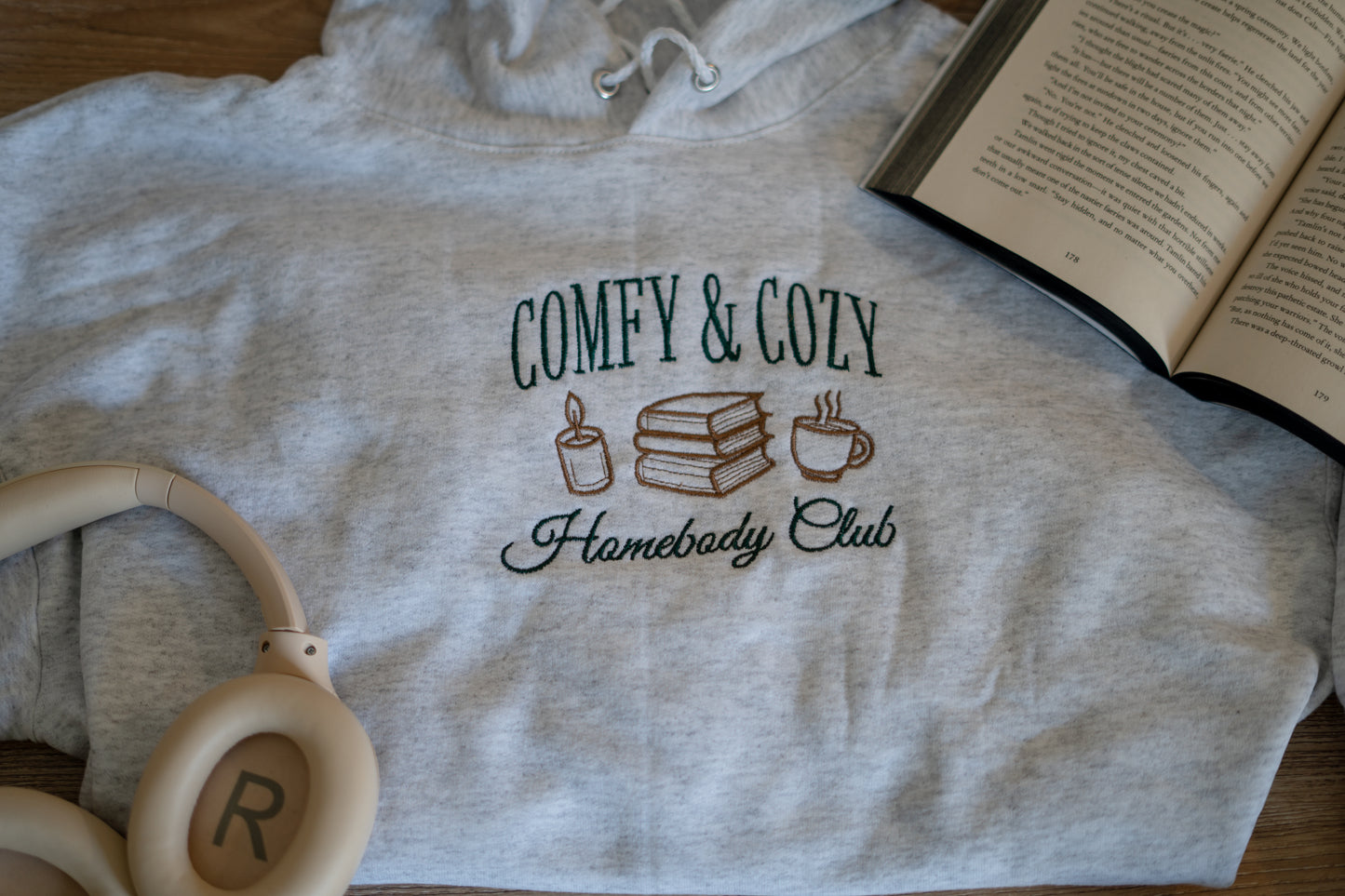 cozy and  comfy homebody hoodie