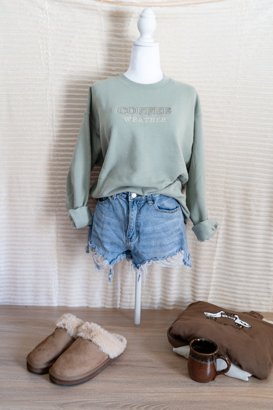 coffee weather sweatshirt