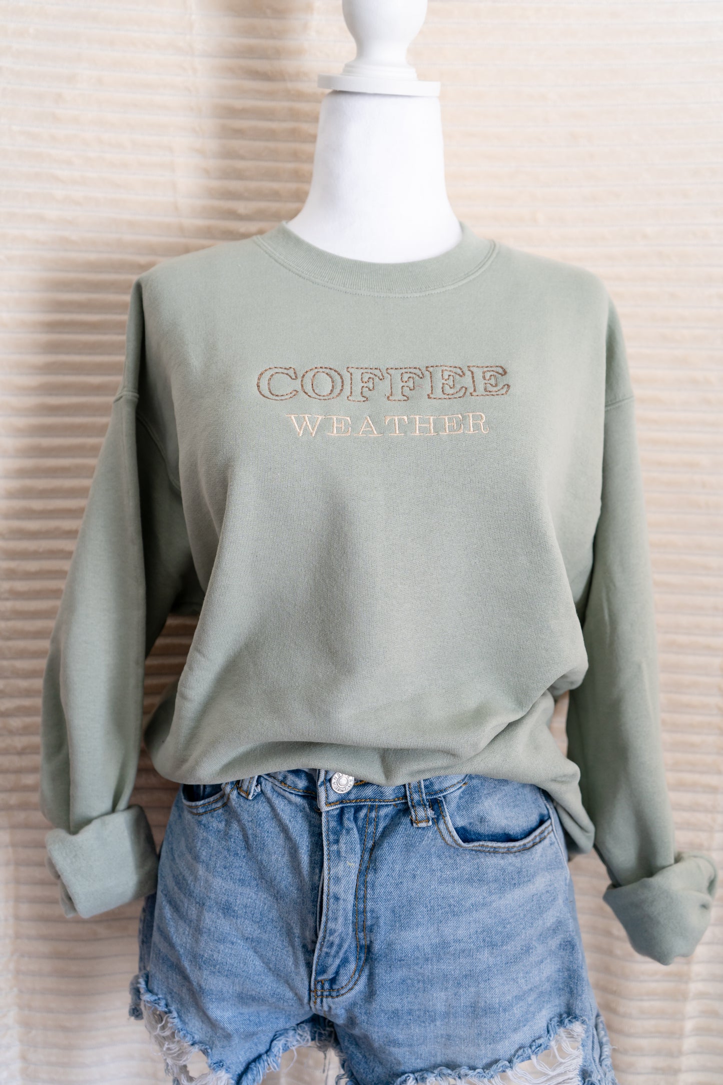 coffee weather sweatshirt