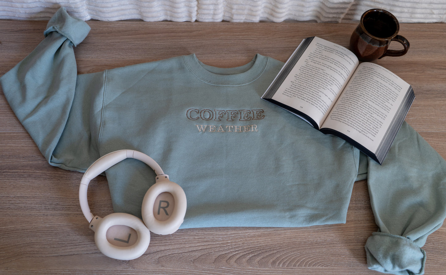 coffee weather sweatshirt
