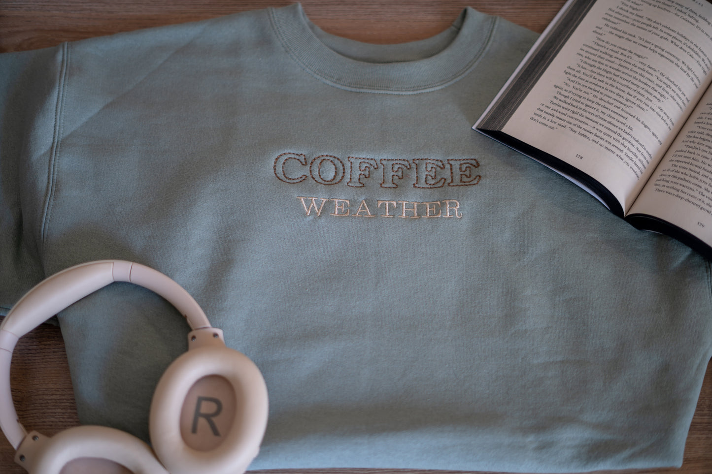 coffee weather sweatshirt
