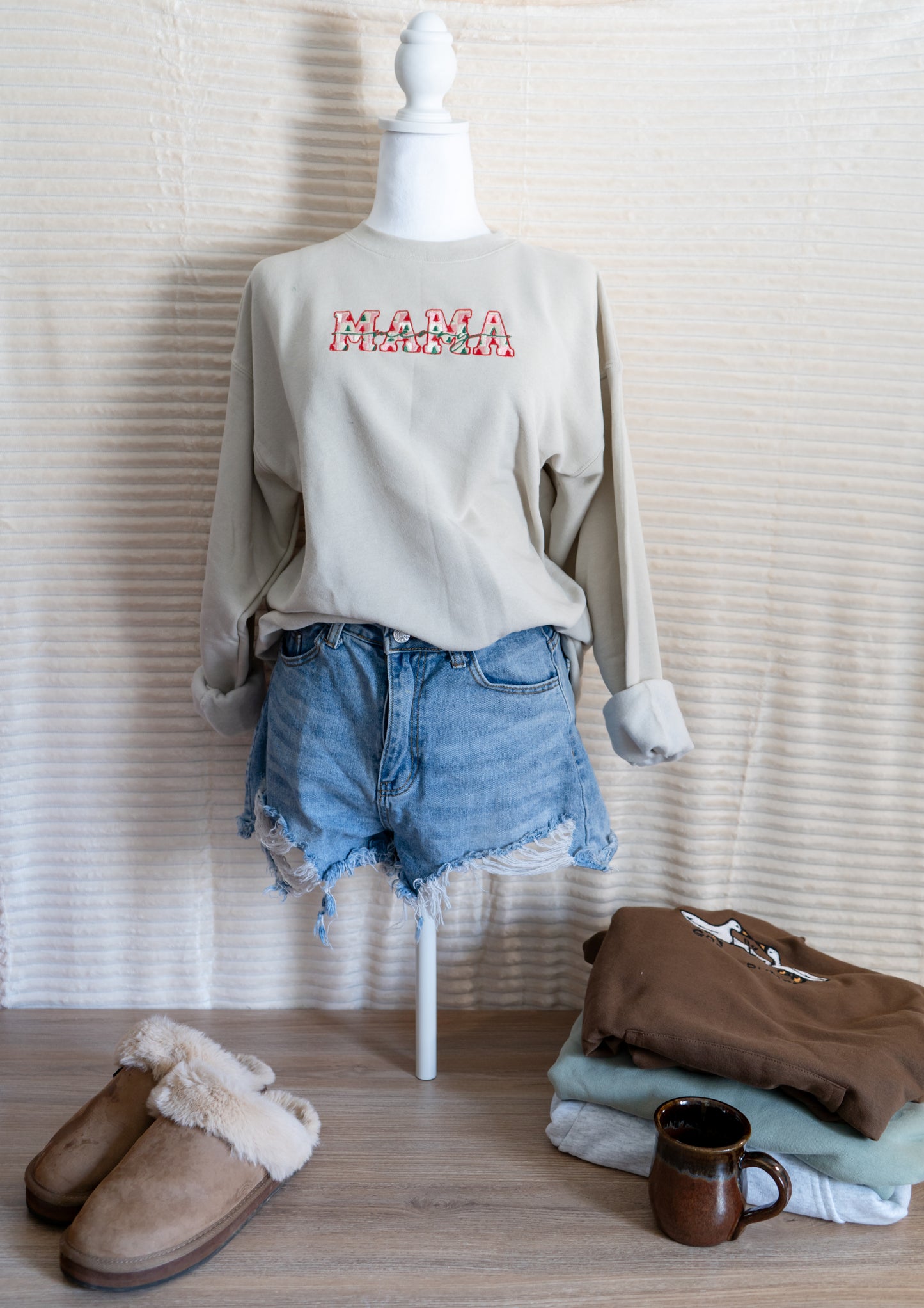 mama christmas sweatshirt