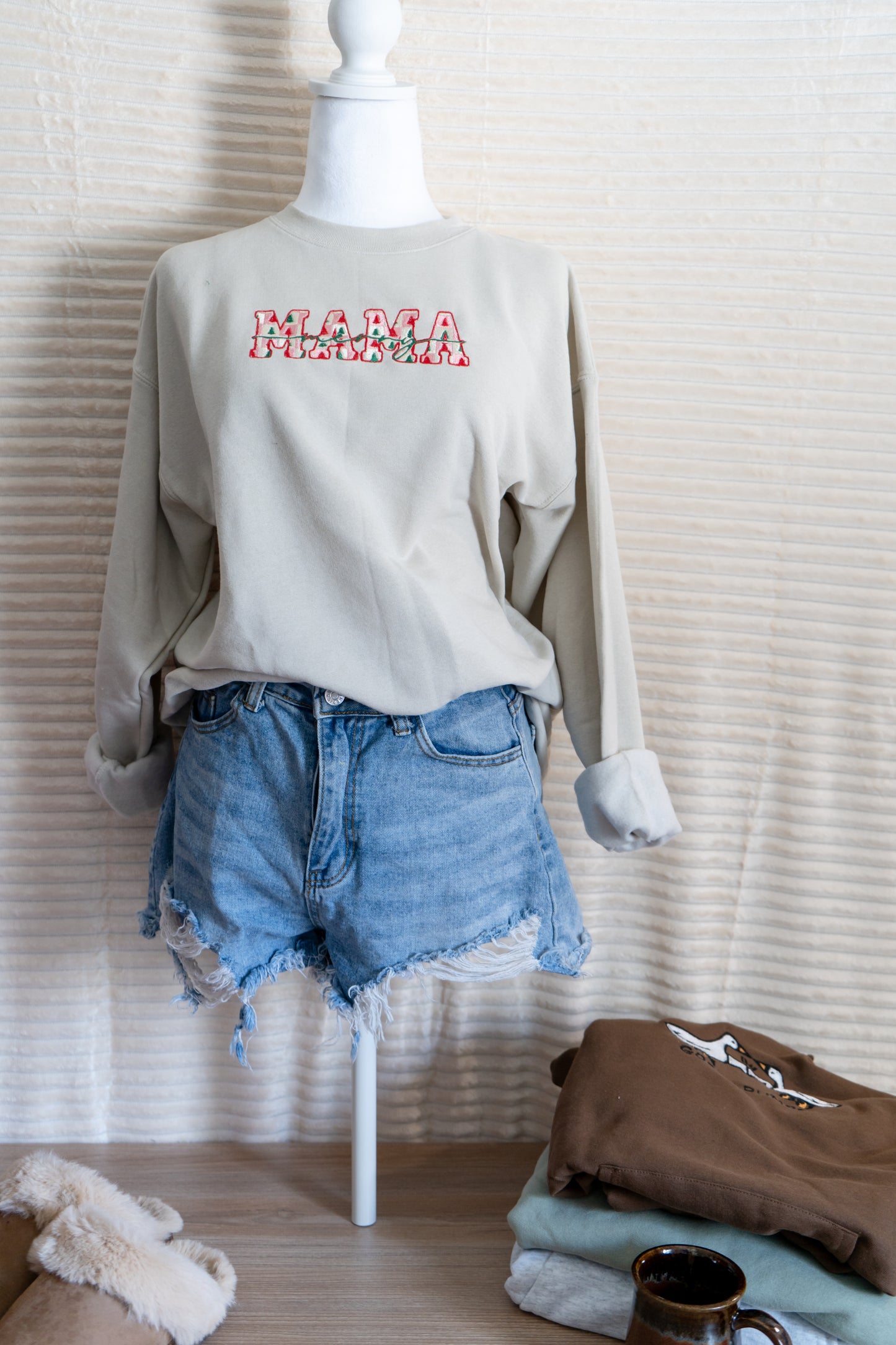mama christmas sweatshirt