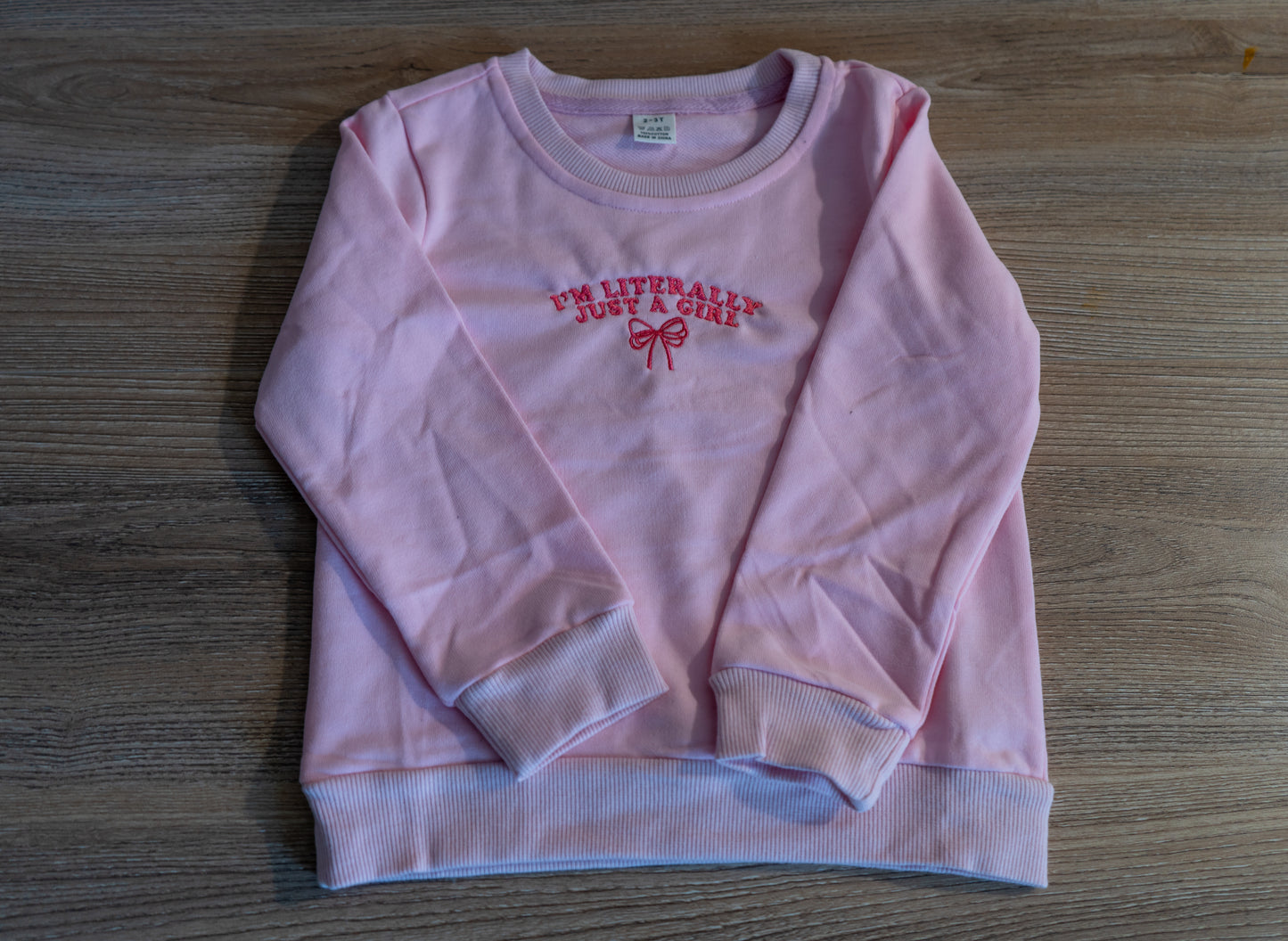 literally just a girl T shirt