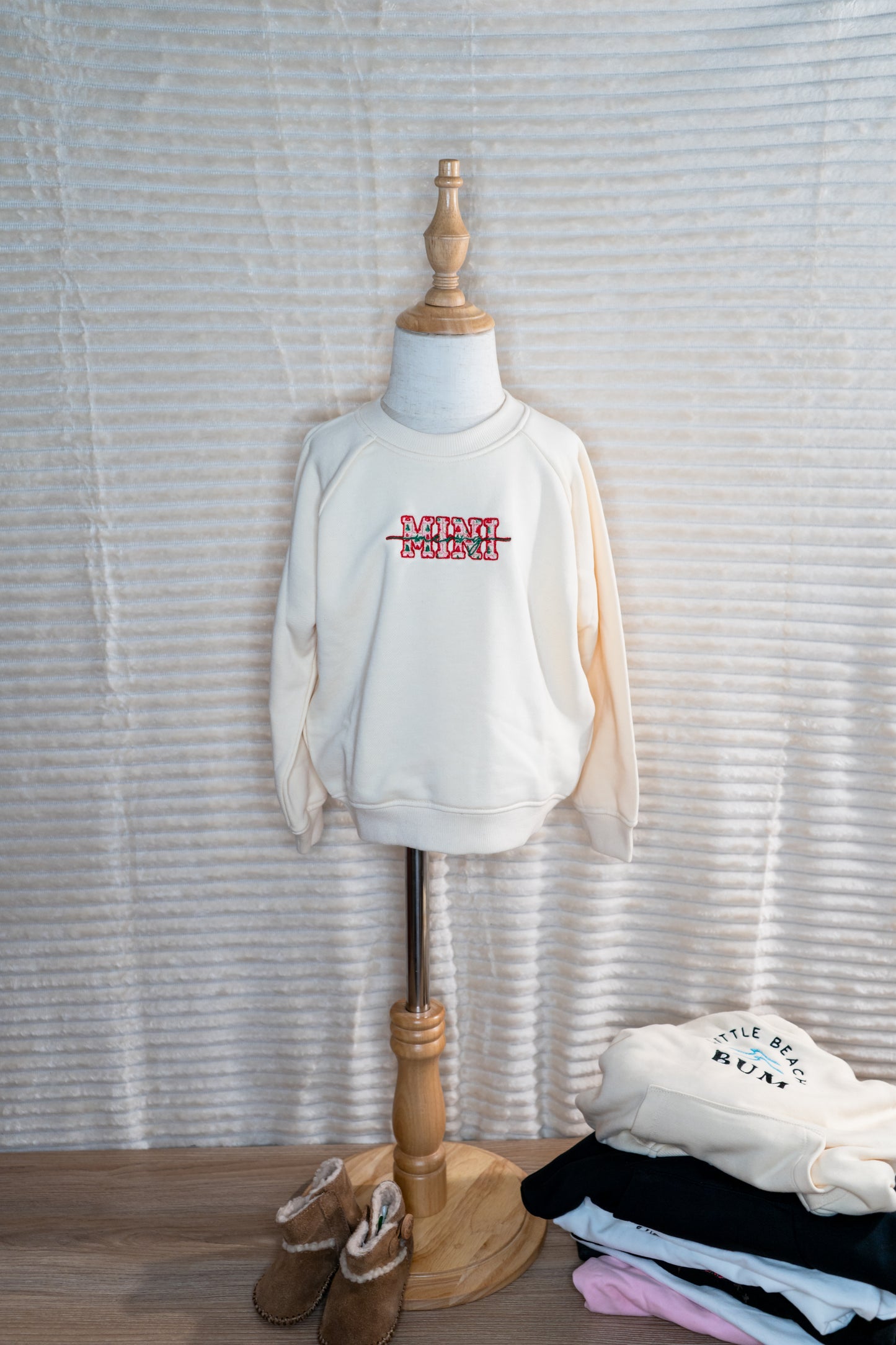 mini christmas sweatshirt