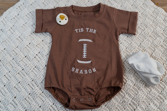 tis the season football bodysuit
