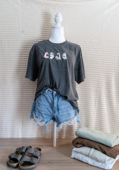 ghost reading hoodie