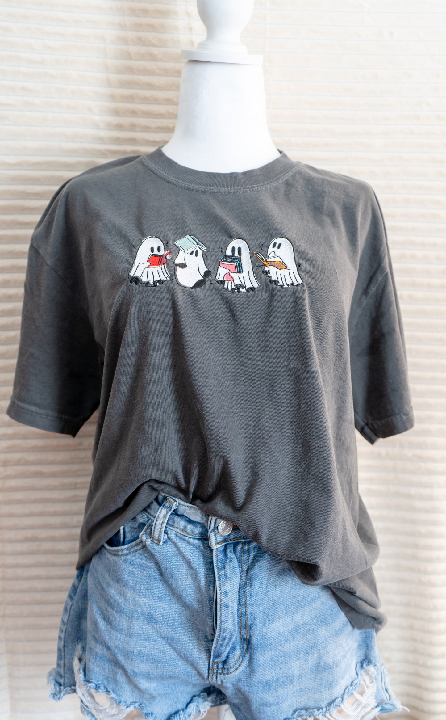 ghost reading hoodie