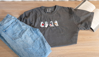 ghost reading hoodie