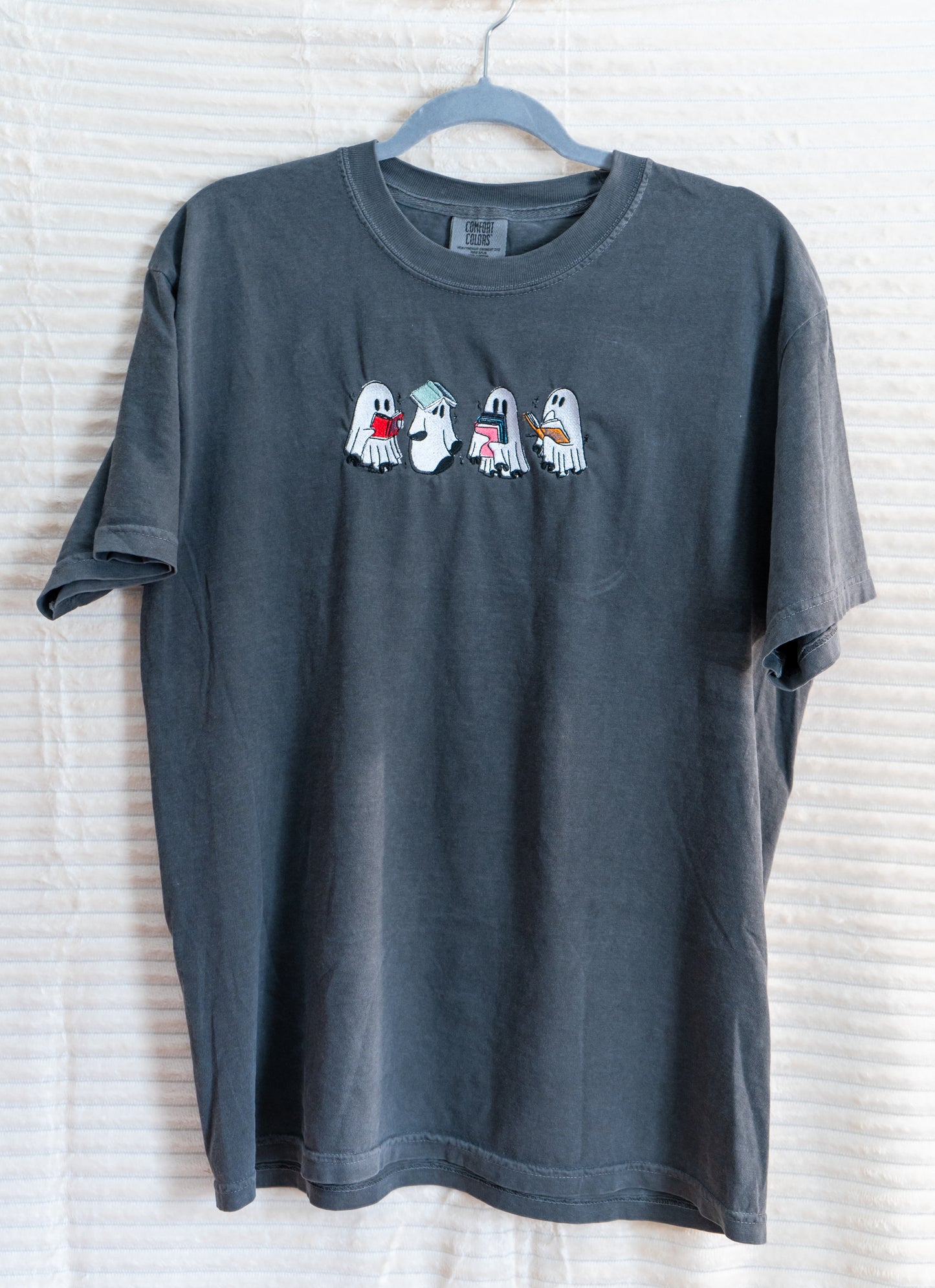 ghost reading hoodie