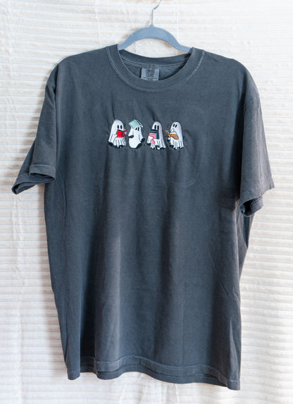 ghost reading hoodie