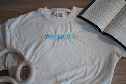 overstimulated tee shirt and long sleeves