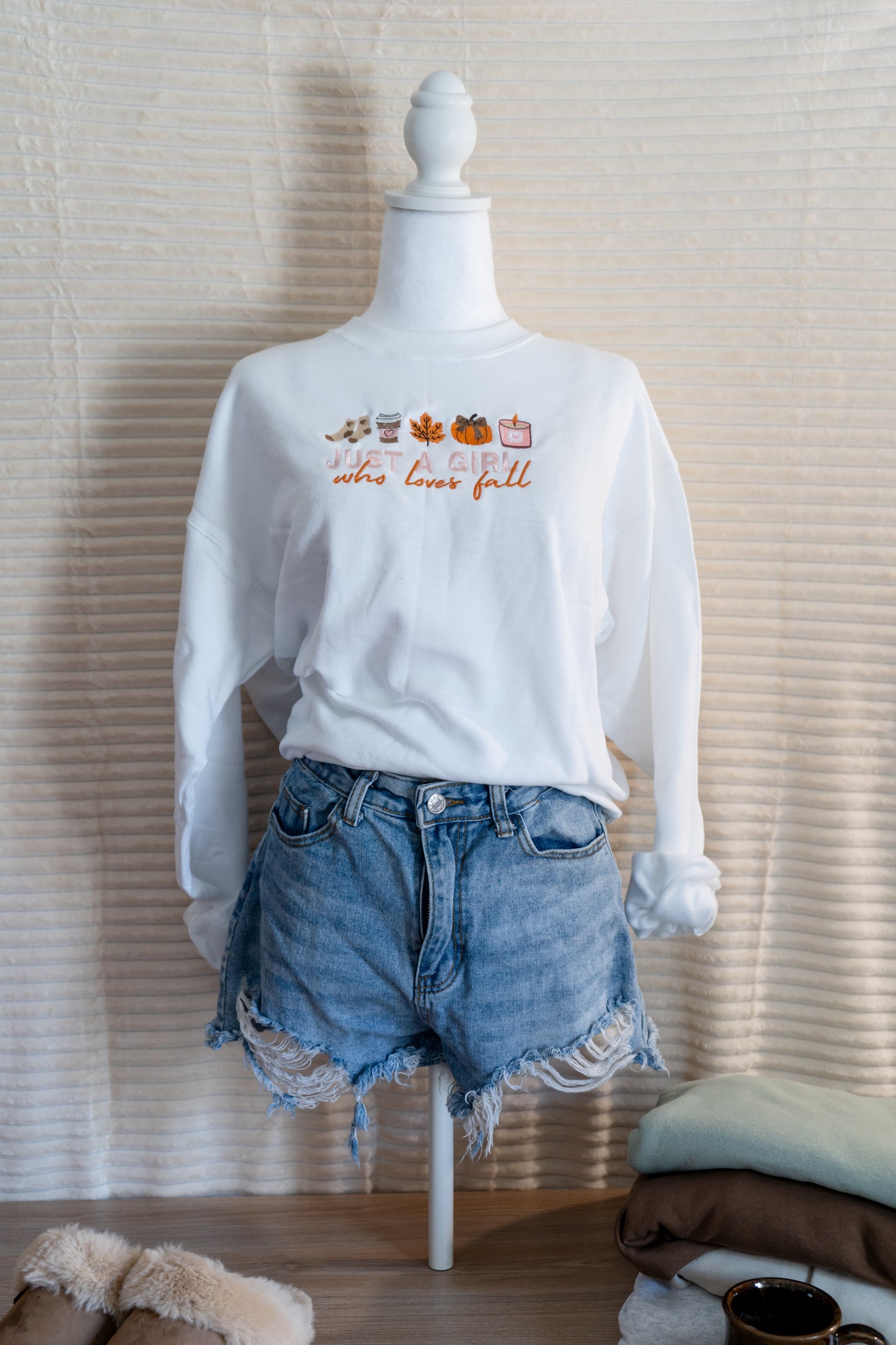 just a girl who loves fall hoodie