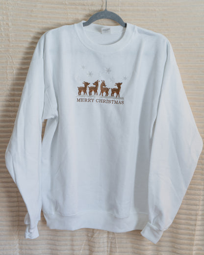 Merry Christmas reindeer sweatshirt