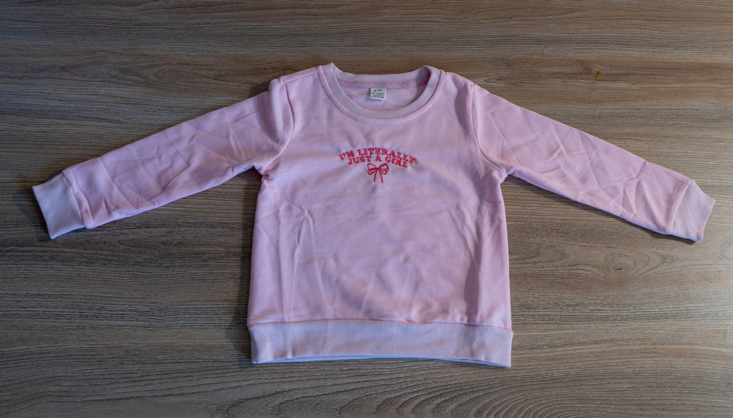 literally just a girl T shirt