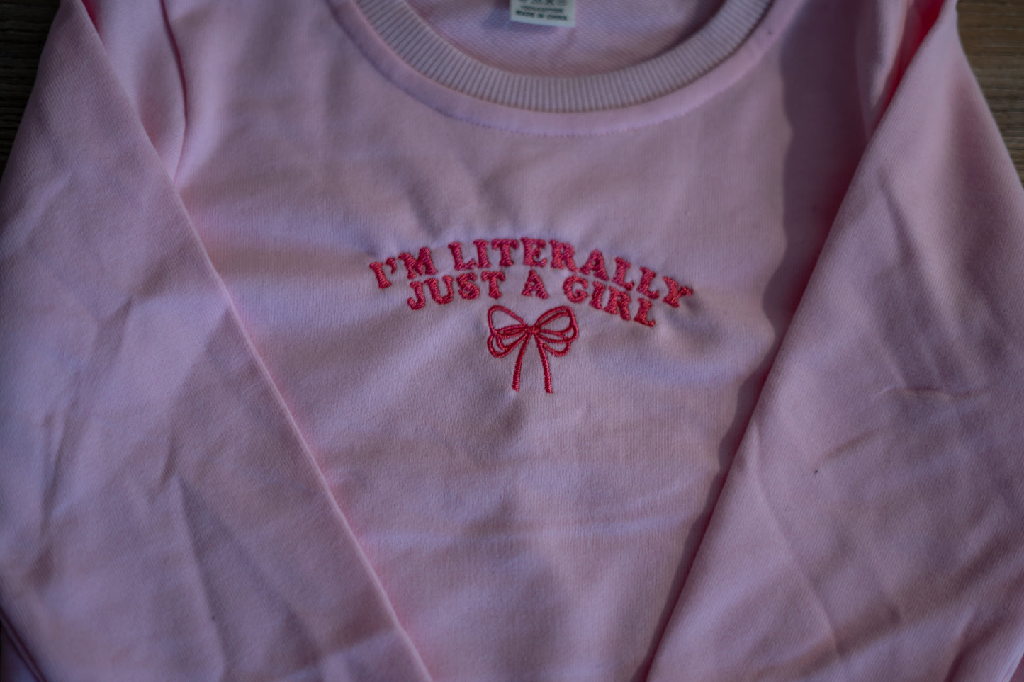 literally just a girl T shirt