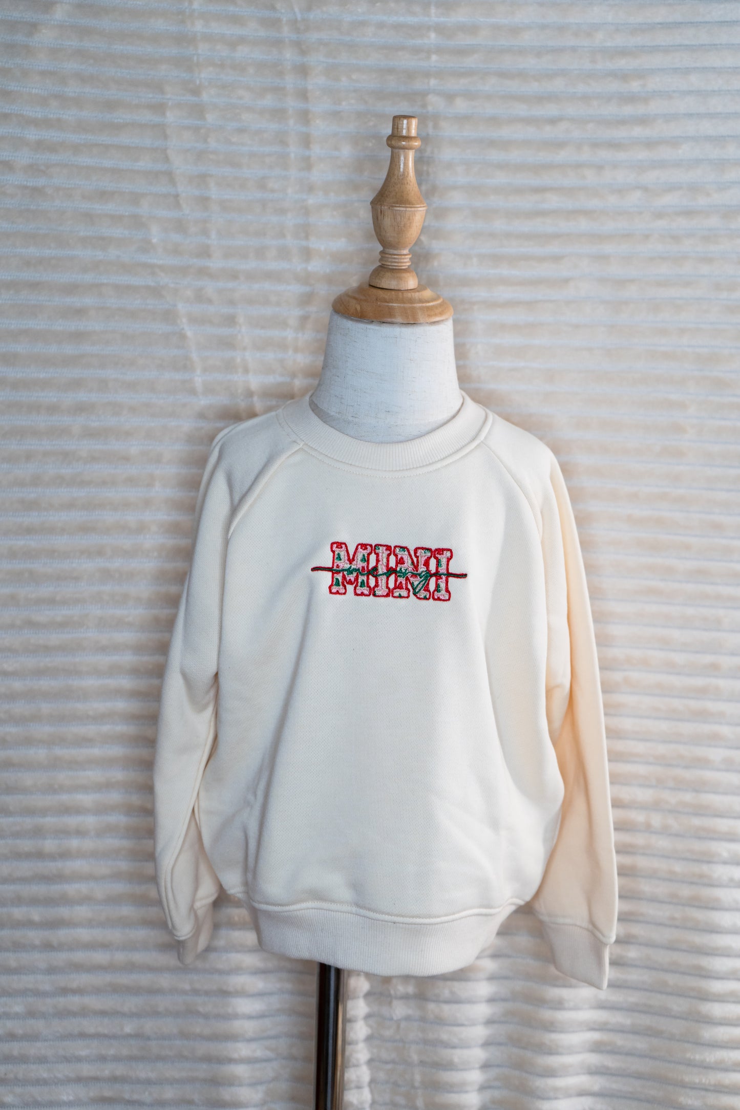 mini christmas sweatshirt