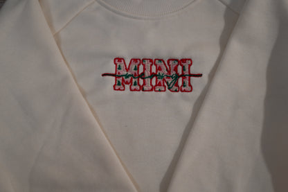 mini christmas sweatshirt